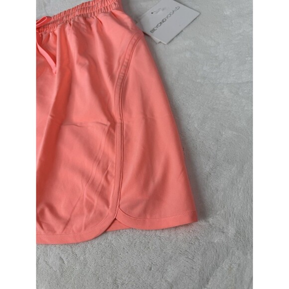 BEYOND YOGA In Stride Lined Skirt Electric Peach Athletic Tennis Running,M - Picture 7 of 16